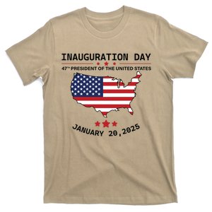 Inauguration Day 47th President Of The United States Donald Trump T-Shirt