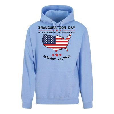 Inauguration Day 47th President Of The United States Donald Trump Unisex Surf Hoodie