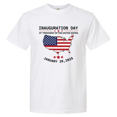 Inauguration Day 47th President Of The United States Donald Trump Garment-Dyed Heavyweight T-Shirt