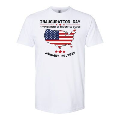 Inauguration Day 47th President Of The United States Donald Trump Softstyle CVC T-Shirt