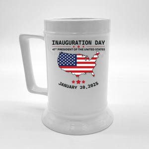 Inauguration Day 47th President Of The United States Donald Trump Beer Stein