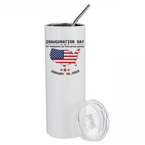 Inauguration Day 47th President Of The United States Donald Trump Stainless Steel Tumbler