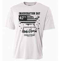 Inauguration Day 47th President Of The United States Donald Trump Cooling Performance Crew T-Shirt