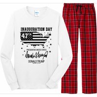 Inauguration Day 47th President Of The United States Donald Trump Long Sleeve Pajama Set