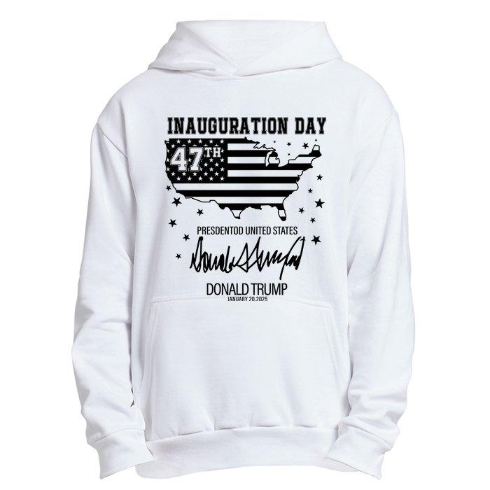 Inauguration Day 47th President Of The United States Donald Trump Urban Pullover Hoodie