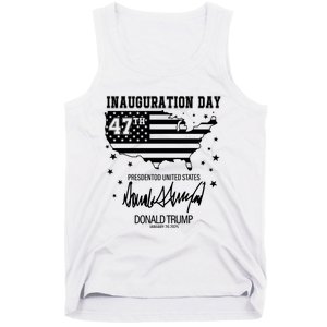 Inauguration Day 47th President Of The United States Donald Trump Tank Top