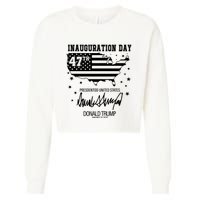 Inauguration Day 47th President Of The United States Donald Trump Cropped Pullover Crew