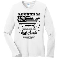 Inauguration Day 47th President Of The United States Donald Trump Ladies Long Sleeve Shirt