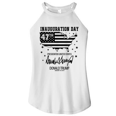 Inauguration Day 47th President Of The United States Donald Trump Women's Perfect Tri Rocker Tank