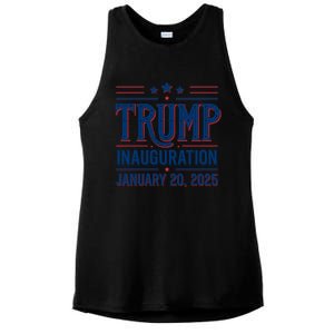 Inauguration Day 47th President Of The United States Donald Trump Ladies PosiCharge Tri-Blend Wicking Tank