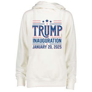 Inauguration Day 47th President Of The United States Donald Trump Womens Funnel Neck Pullover Hood