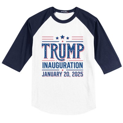 Inauguration Day 47th President Of The United States Donald Trump Baseball Sleeve Shirt