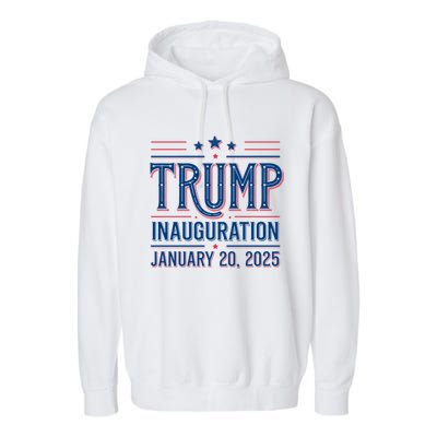 Inauguration Day 47th President Of The United States Donald Trump Garment-Dyed Fleece Hoodie