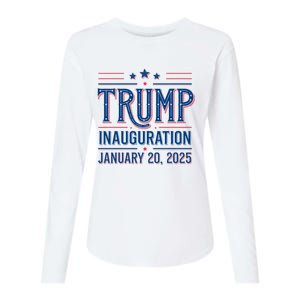 Inauguration Day 47th President Of The United States Donald Trump Womens Cotton Relaxed Long Sleeve T-Shirt