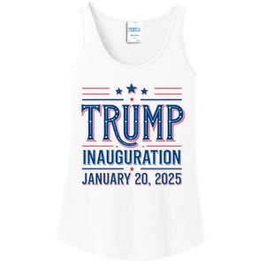 Inauguration Day 47th President Of The United States Donald Trump Ladies Essential Tank