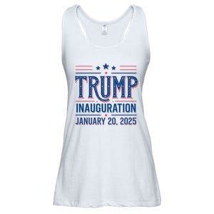 Inauguration Day 47th President Of The United States Donald Trump Ladies Essential Flowy Tank