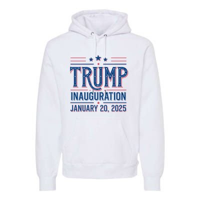 Inauguration Day 47th President Of The United States Donald Trump Premium Hoodie