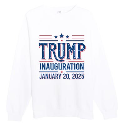 Inauguration Day 47th President Of The United States Donald Trump Premium Crewneck Sweatshirt