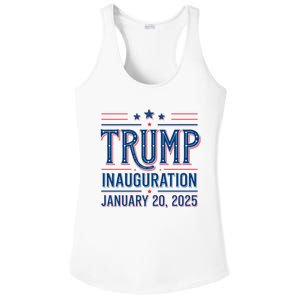 Inauguration Day 47th President Of The United States Donald Trump Ladies PosiCharge Competitor Racerback Tank