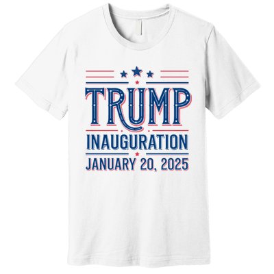 Inauguration Day 47th President Of The United States Donald Trump Premium T-Shirt