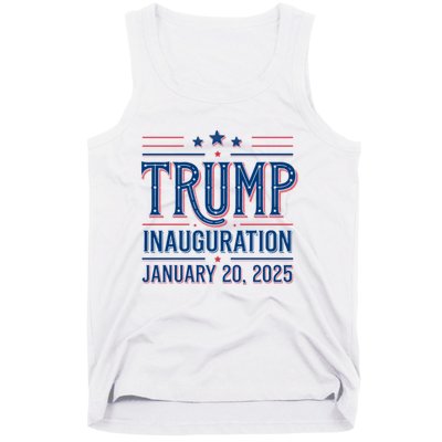 Inauguration Day 47th President Of The United States Donald Trump Tank Top