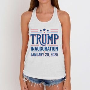 Inauguration Day 47th President Of The United States Donald Trump Women's Knotted Racerback Tank