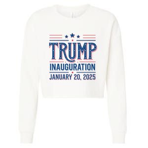 Inauguration Day 47th President Of The United States Donald Trump Cropped Pullover Crew