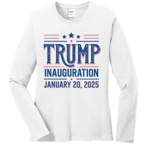 Inauguration Day 47th President Of The United States Donald Trump Ladies Long Sleeve Shirt