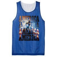 Independence Day 4th Of July Us American Flag Patriotic Cool Gift Mesh Reversible Basketball Jersey Tank