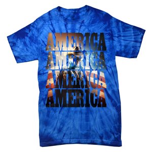 Independence Day 4th Of July Us American Flag Patriotic Cool Gift Tie-Dye T-Shirt