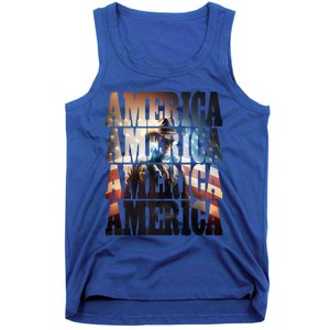 Independence Day 4th Of July Us American Flag Patriotic Cool Gift Tank Top