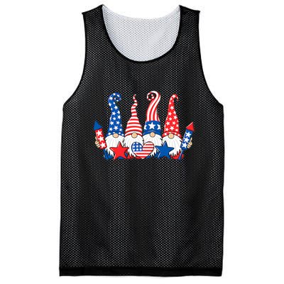 Independence Day 4th Of July Cute Gnomes Mesh Reversible Basketball Jersey Tank