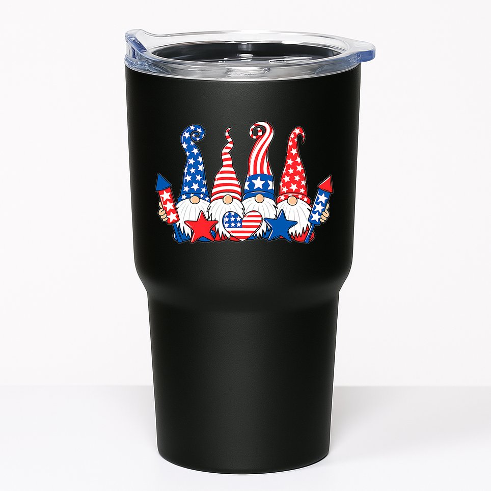 Independence Day 4th Of July Cute Gnomes Tumbler