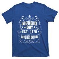 Independence Day 4th July 1776 God Bless America Cool Gift T-Shirt