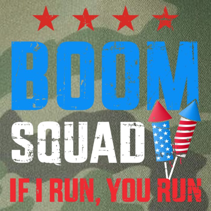 Independence Day 4th Of July Boom Squad If I Run You Run Legacy Tie Dye Trucker Hat