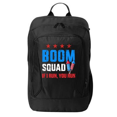 Independence Day 4th Of July Boom Squad If I Run You Run City Backpack