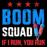 Independence Day 4th Of July Boom Squad If I Run You Run Impact Tech Backpack