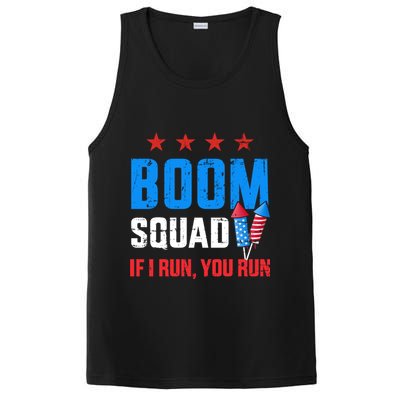 Independence Day 4th Of July Boom Squad If I Run You Run PosiCharge Competitor Tank