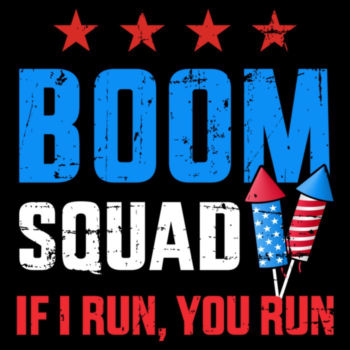 Independence Day 4th Of July Boom Squad If I Run You Run Wool Snapback Cap