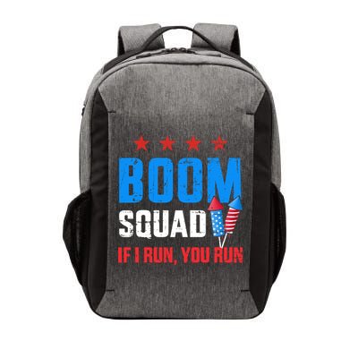 Independence Day 4th Of July Boom Squad If I Run You Run Vector Backpack