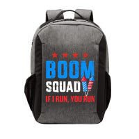 Independence Day 4th Of July Boom Squad If I Run You Run Vector Backpack
