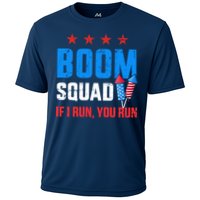 Independence Day 4th Of July Boom Squad If I Run You Run Performance Shirt