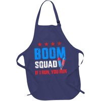 Independence Day 4th Of July Boom Squad If I Run You Run Apron