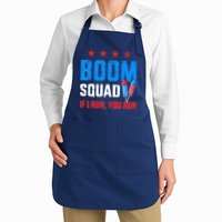 Independence Day 4th Of July Boom Squad If I Run You Run Apron