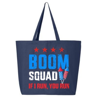 Independence Day 4th Of July Boom Squad If I Run You Run 25L Jumbo Tote