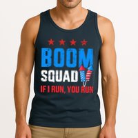 Independence Day 4th Of July Boom Squad If I Run You Run Tank Top