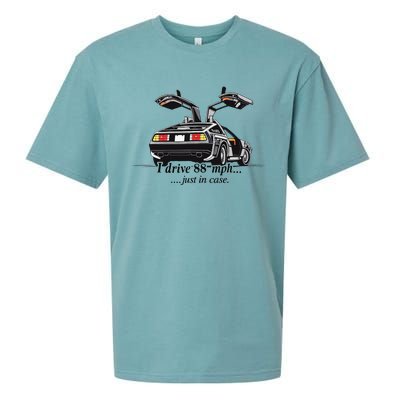 I Drive 88 Mph Just In Case Sueded Cloud Jersey T-Shirt