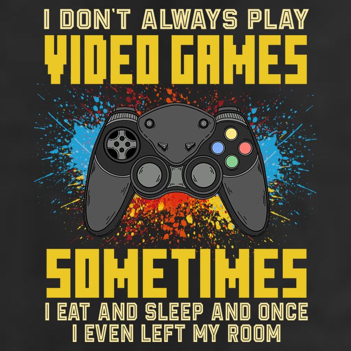I Don't Always Play Video Games Funny Gamer 15oz Campfire Ceramic Mug