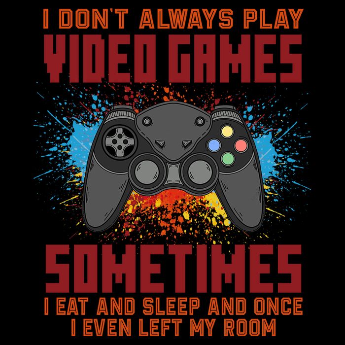 I Don't Always Play Video Games Funny Gamer 16oz Travel Tumbler