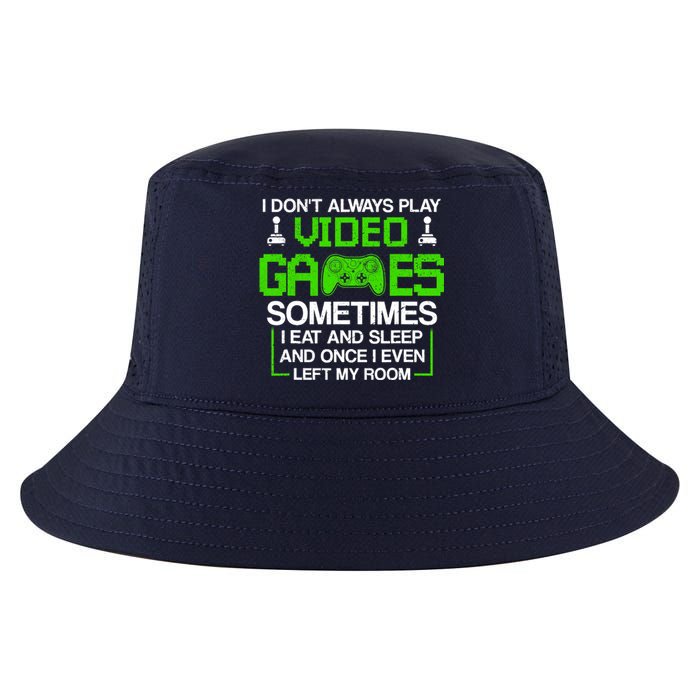 I Don't Always Play Video Games For Boys, Gaming Cool Comfort Performance Bucket Hat